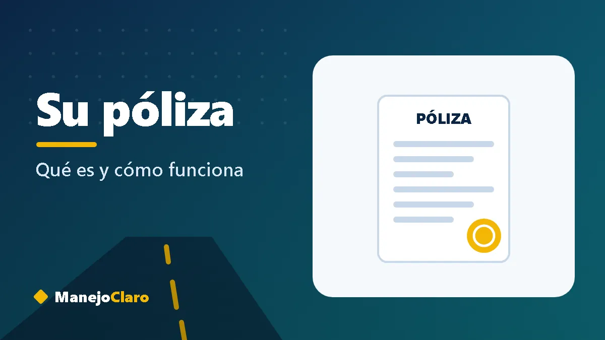 Ilustración de una póliza de aseguranza de auto con su página de declaraciones Ilustración de una póliza de aseguranza de auto con su página de declaraciones